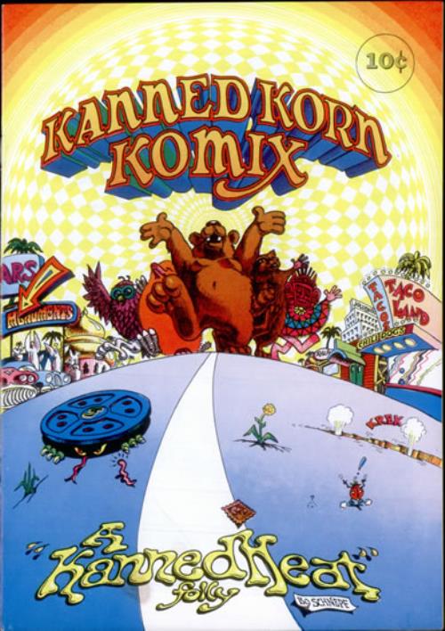 Canned Heat Future Blues + Comic vinyl LP album (LP record) US CNHLPFU515540