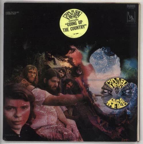 Canned Heat Living The Blues - 1st - stickered p/s 2-LP vinyl record set (Double LP Album) US CNH2LLI737205