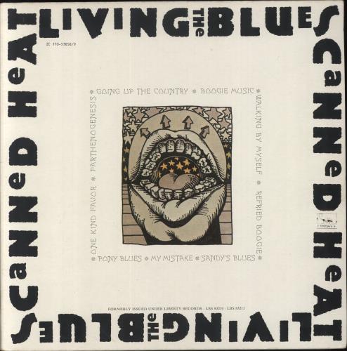 Canned Heat Living The Blues 2-LP vinyl record set (Double LP Album) French CNH2LLI858102