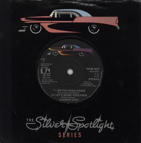 Canned Heat On The Road Again EP 7" vinyl single (7 inch record / 45) UK CNH07ON547098