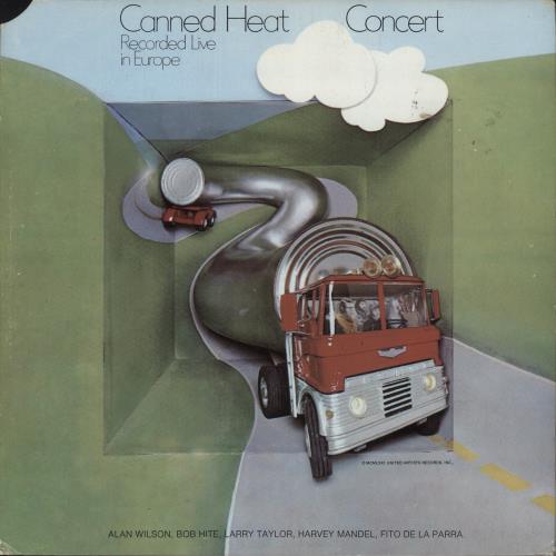 Canned Heat Recorded Live In Europe vinyl LP album (LP record) US CNHLPRE887452