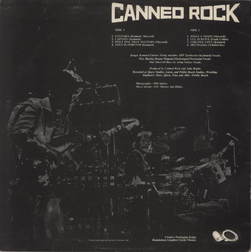 Canned Rock Kinetic Energy vinyl LP album (LP record) UK C6PLPKI874594