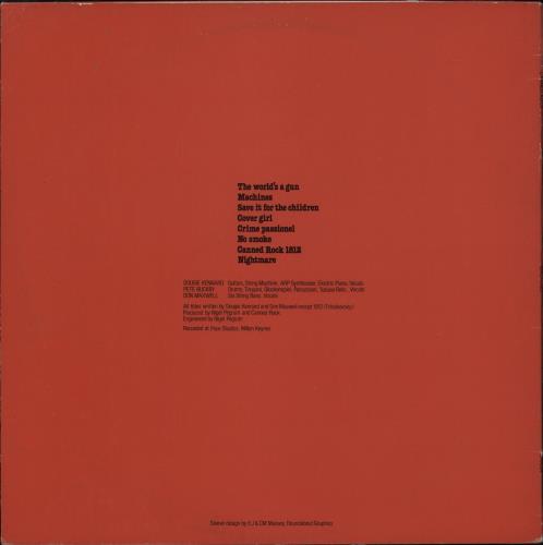 Canned Rock Machines vinyl LP album (LP record) UK C6PLPMA874598