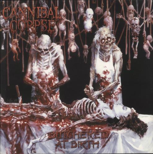 Cannibal Corpse Butchered At Birth vinyl LP album (LP record) US CACLPBU891369