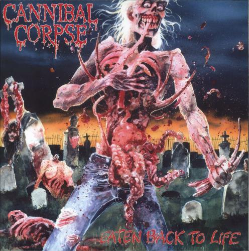 Cannibal Corpse Eaten Back To Life - Red Swirl vinyl LP album (LP record) US CACLPEA818245