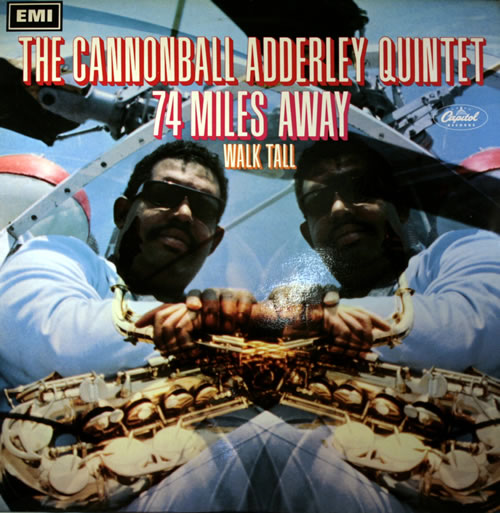 Cannonball Adderley 74 Miles Away - Factory Sample vinyl LP album (LP record) UK ERLLPMI564544
