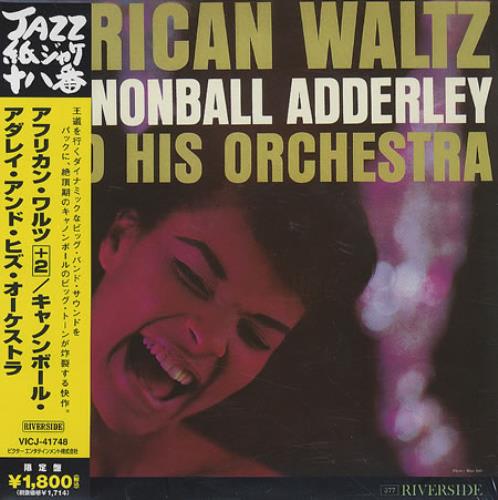 Cannonball Adderley African Waltz CD album (CDLP) Japanese ERLCDAF372495