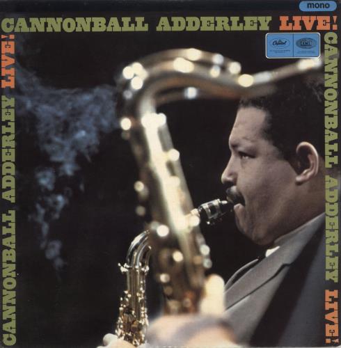 Cannonball Adderley Cannonball Adderley Live! vinyl LP album (LP record) UK ERLLPCA744375