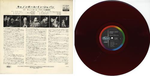 Cannonball Adderley Cannonball In Japan - Red Vinyl vinyl LP album (LP record) Japanese ERLLPCA365569