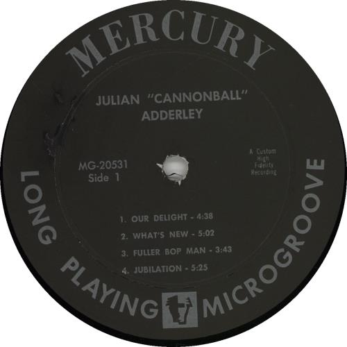 Cannonball Adderley Cannonball's Sharpshooters vinyl LP album (LP record) US ERLLPCA659717