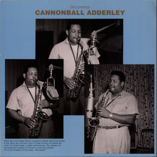 Cannonball Adderley Discoveries vinyl LP album (LP record) French ERLLPDI599627