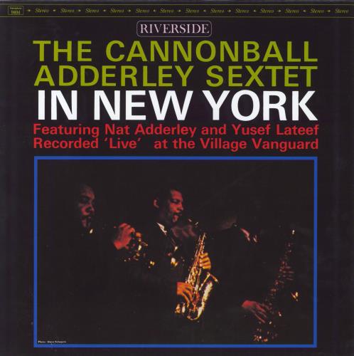 Cannonball Adderley In New York vinyl LP album (LP record) Dutch ERLLPIN794787
