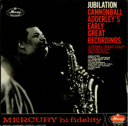Cannonball Adderley Jubilation vinyl LP album (LP record) UK ERLLPJU442280