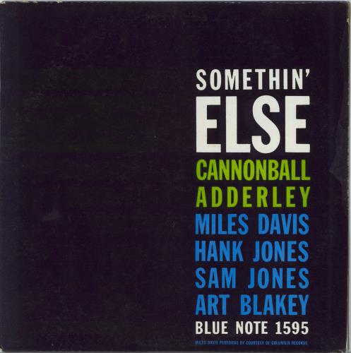 Cannonball Adderley Somethin' Else - West 63rd - DG vinyl LP album (LP record) US ERLLPSO801424