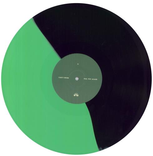 Can't Swim Fail You Again - Black and Doublemint Split Vinyl vinyl LP album (LP record) US 6A9LPFA836328