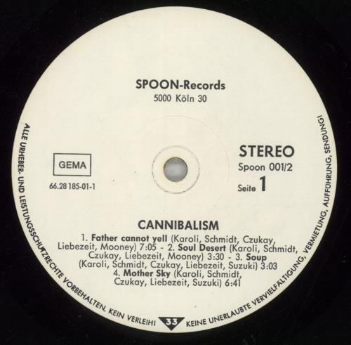 Can Cannibalism 2-LP vinyl record set (Double LP Album) German C+N2LCA870673