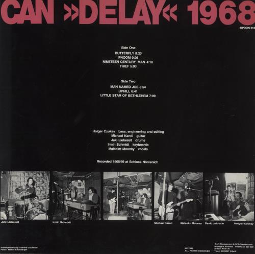 Can Delay 1968 vinyl LP album (LP record) German C+NLPDE418242