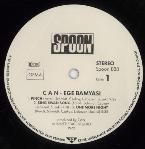 Can Ege Bamyasi vinyl LP album (LP record) German C+NLPEG892824