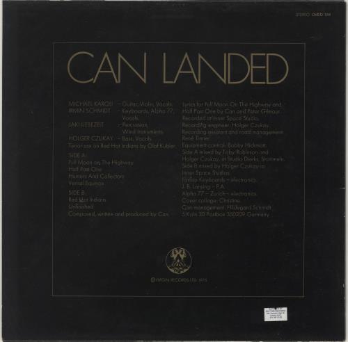 Can Landed vinyl LP album (LP record) UK C+NLPLA697622