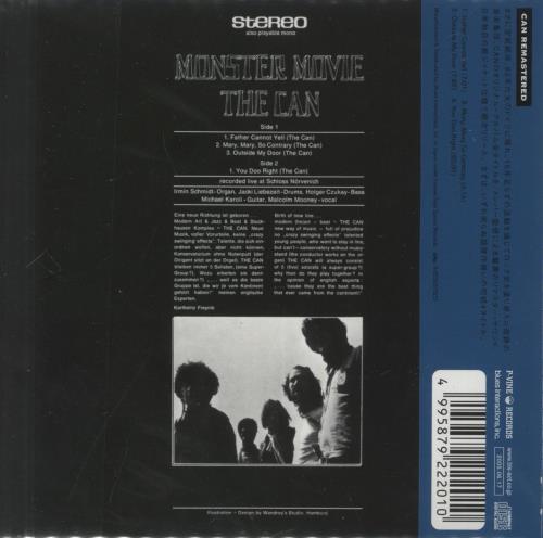 Can Monster Movie CD album (CDLP) Japanese C+NCDMO395938