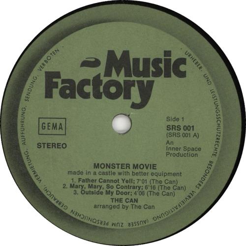 Can Monster Movie vinyl LP album (LP record) German C+NLPMO735034