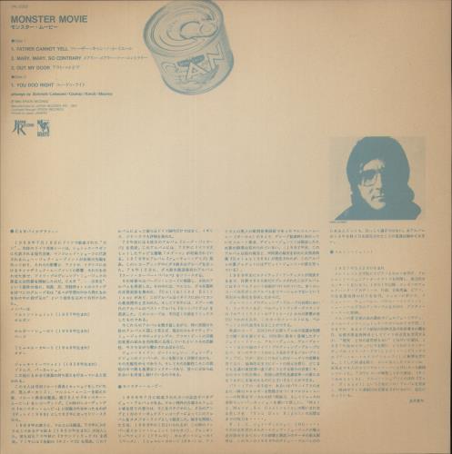 Can Monster Movie vinyl LP album (LP record) Japanese C+NLPMO877422