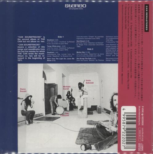 Can Soundtracks CD album (CDLP) Japanese C+NCDSO889480