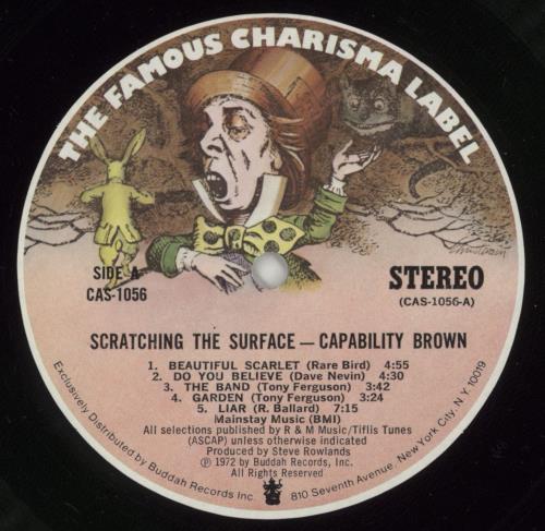 Capability Brown From Scratch - VG vinyl LP album (LP record) US CPBLPFR867669