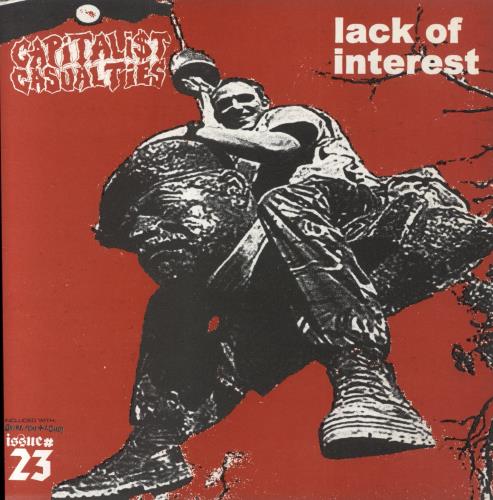 Capitalist Casualties Lack Of Interest / Capitalist Casualties 7" vinyl single (7 inch record / 45) US 7B407LA851459