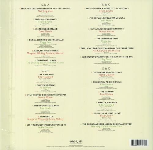 Capitol Records A Capitol Christmas 2-LP vinyl record set (Double LP Album) US 6CR2LAC810712