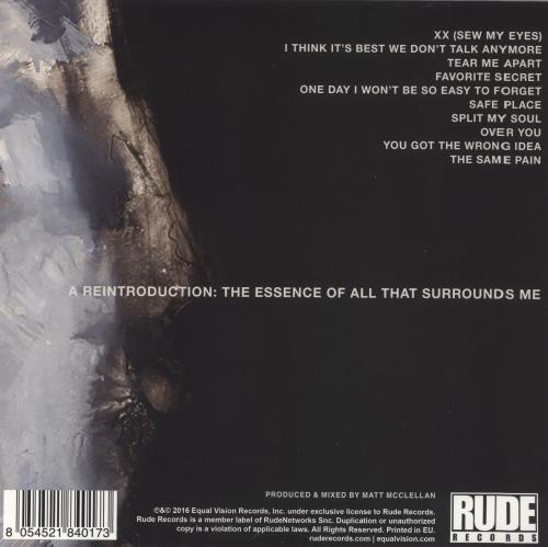 Capsize A Reintroduction: The Essence of All That Surrounds Me - Clear/Black Smoke Vinyl vinyl LP album (LP record) UK 07PLPAR862521