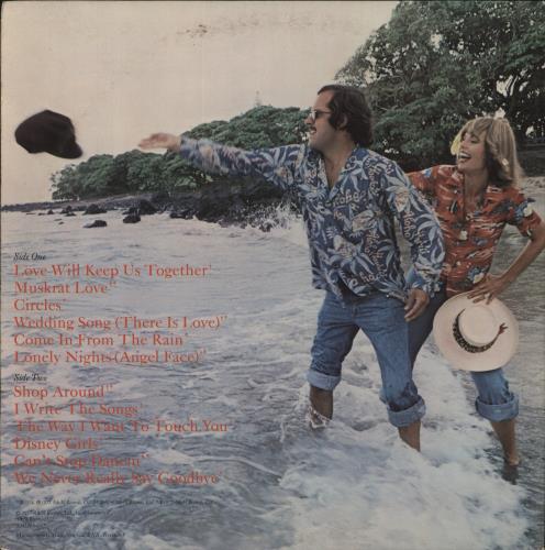 Captain & Tennille Captain & Tennille's Greatest Hits vinyl LP album (LP record) UK C&TLPCA228811