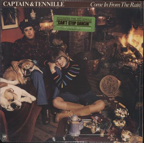 Captain & Tennille Come In From The Rain - Open Hype Stickered Shrink + Poster vinyl LP album (LP record) US C&TLPCO817523