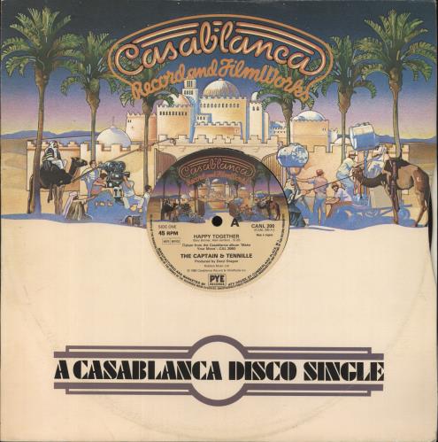 Captain & Tennille Happy Together 12" vinyl single (12 inch record / Maxi-single) UK C&T12HA240751