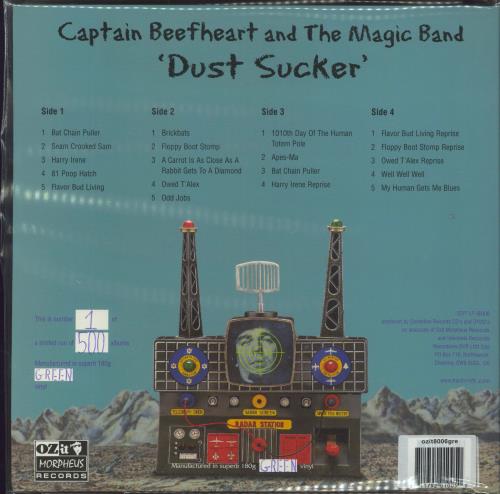 Captain Beefheart & Magic Band Dust Sucker - 180gram Vinyl + Number 1 (ONE) Sleeve 2-LP vinyl record set (Double LP Album) UK CPT2LDU795854