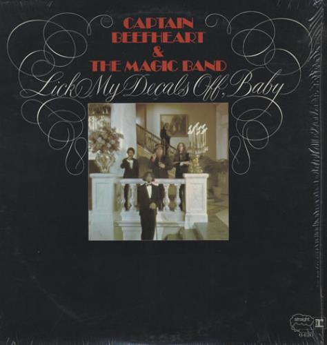 Captain Beefheart & Magic Band Lick My Decals Off, Baby vinyl LP album (LP record) US CPTLPLI390888