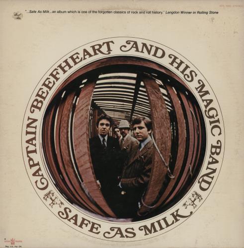 Captain Beefheart & Magic Band Safe As Milk vinyl LP album (LP record) US CPTLPSA718930