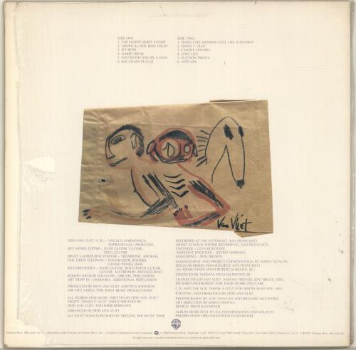 Captain Beefheart & Magic Band Shiny Beast [Bat Chain Puller] - EX vinyl LP album (LP record) US CPTLPSH609534