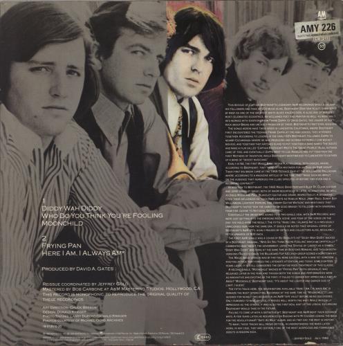 Captain Beefheart & Magic Band The Legendary A&M Sessions 12" vinyl single (12 inch record / Maxi-single) UK CPT12TH70129