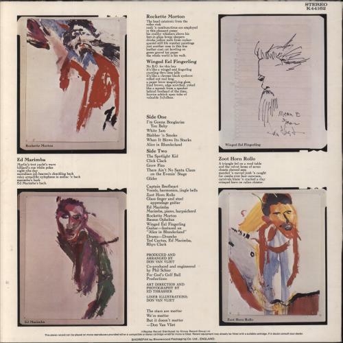 Captain Beefheart & Magic Band The Spotlight Kid + Lyric Insert - EX vinyl LP album (LP record) UK CPTLPTH70149