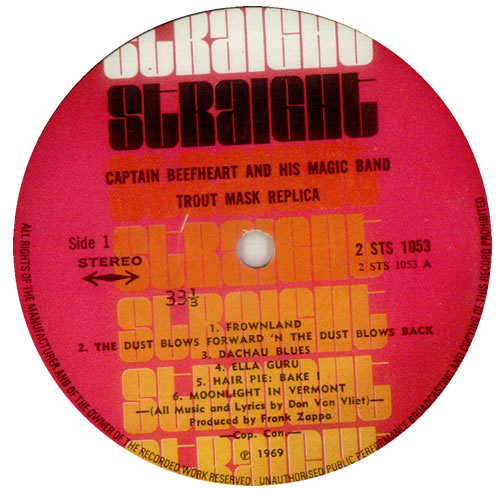 Captain Beefheart & Magic Band Trout Mask Replica - 1st 2-LP vinyl record set (Double LP Album) UK CPT2LTR546783