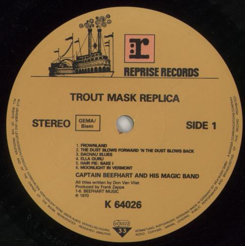Captain Beefheart & Magic Band Trout Mask Replica - Barcoded 2-LP vinyl record set (Double LP Album) German CPT2LTR495327