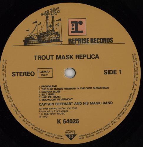 Captain Beefheart & Magic Band Trout Mask Replica - Price stickered 2-LP vinyl record set (Double LP Album) German CPT2LTR756508