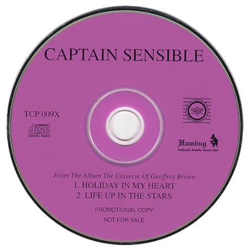 Captain Sensible Holiday In My Heart CD single (CD5 / 5") US CSEC5HO412263