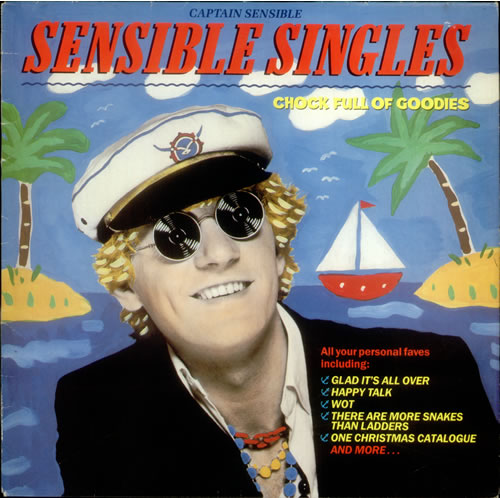 Captain Sensible Sensible Singles vinyl LP album (LP record) UK CSELPSE265760