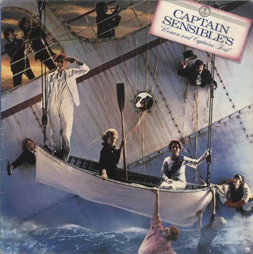 Captain Sensible Women And Captains First vinyl LP album (LP record) UK CSELPWO221017