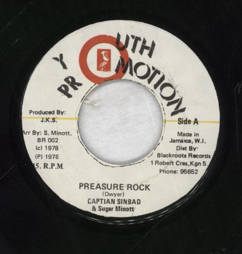 Captain Sinbad Pressure Rock 7" vinyl single (7 inch record / 45) Jamaican CQ607PR826654
