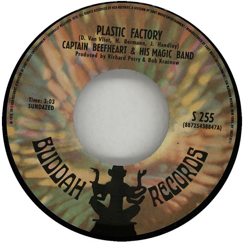 Captain Beefheart & Magic Band Plastic Factory US 7" vinyl single (7