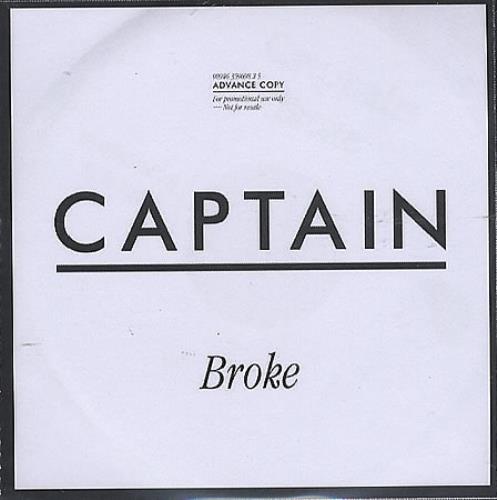 Captain Broke CD-R acetate UK CP7CRBR369323