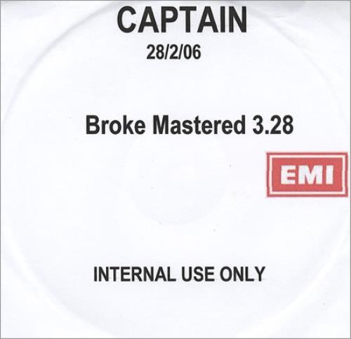 Captain Broke CD single (CD5 / 5") UK CP7C5BR382527